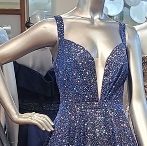 JOVANI glitter ball gown